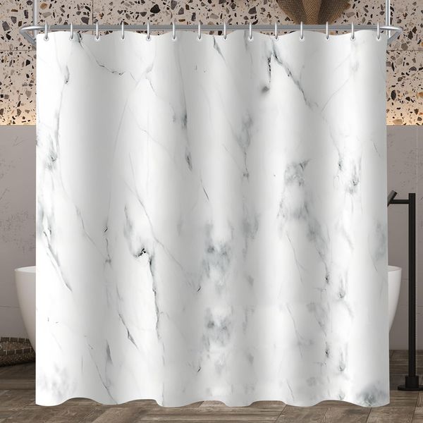 Duschvorhang Marmor 100x180cm Wasserdicht Antischimmel Polyester 7er Pack