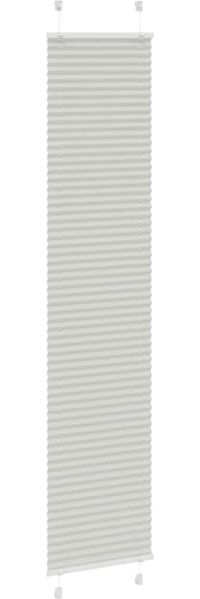 vidaXL Plissee Hellgrau 50x200 cm Stoffbreite 49,4 cm Polyester 4015354 Bild 3
