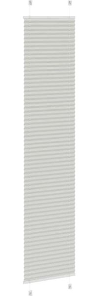vidaXL Plissee Hellgrau 50x200 cm Stoffbreite 49,4 cm Polyester 4015354 Bild 4