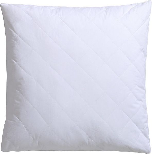 QUEENS TEXTILES Synthetikkopfkissen Juliette, Bezug versteppt mit 100% Viskose