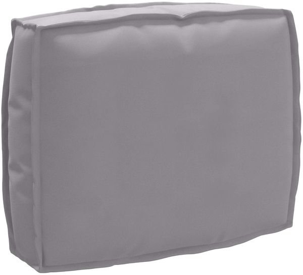vidaXL Kissen Grau 50 x 40 x 12 cm Oxford-Stoff 42001459