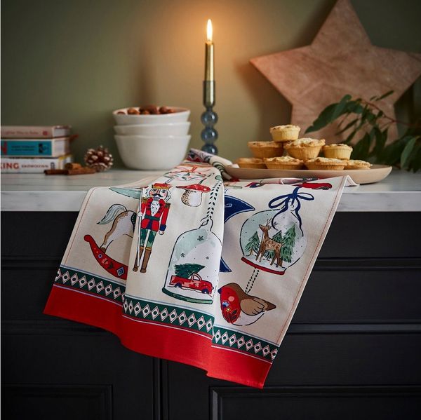 Ulster Weavers Geschirrtuch Christmas Ornaments, (1-tlg, 1-teilig), 100% Baumwolle 48x74cm Küchentuch