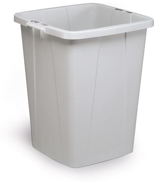 DURABLE Wertstoffsammler 90 l H610xB520xT490mm grau ohne Deckel