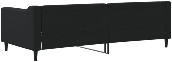 vidaXL Tagesbett Schwarz 90x200 cm Stoff 354163 Bild 5