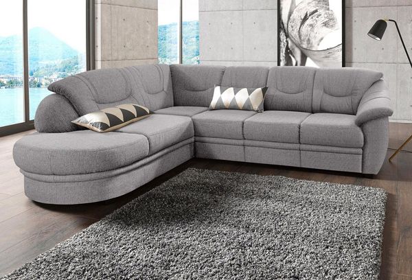 sit&more Ecksofa Savoni L-Form, wahlweise mit Bettfunktion