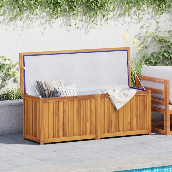 vidaXL Gartenbox 150x50x55 cm Massivholz Teak 318733