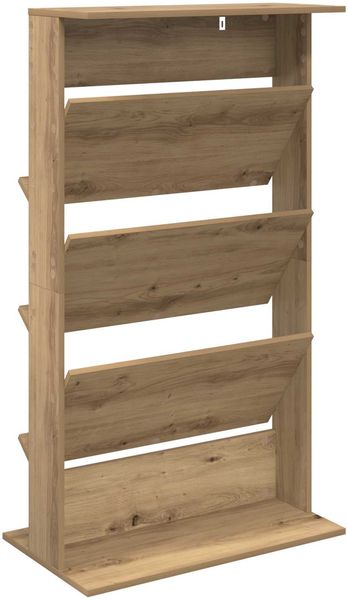 vidaXL Magazinregal Artisan-Eiche 70 x 41 x 126 cm Holzwerkstoff 899534 Bild 7