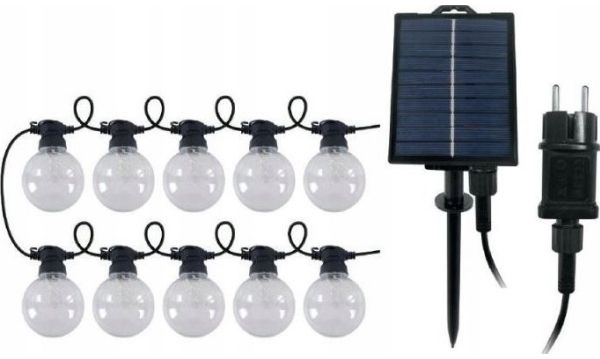 VOLTENO Solar-Hängeleuchte GLORIA 2-in-1 / Girlande