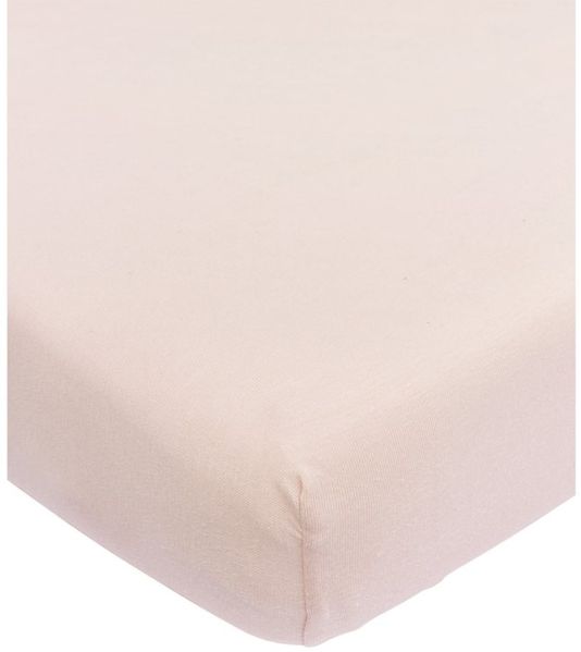Meyco Baby Spannbettlaken Soft Pink, Jersey, Gummizug: Rundum, (1 Stück), 40x80/90cm - 1-pack