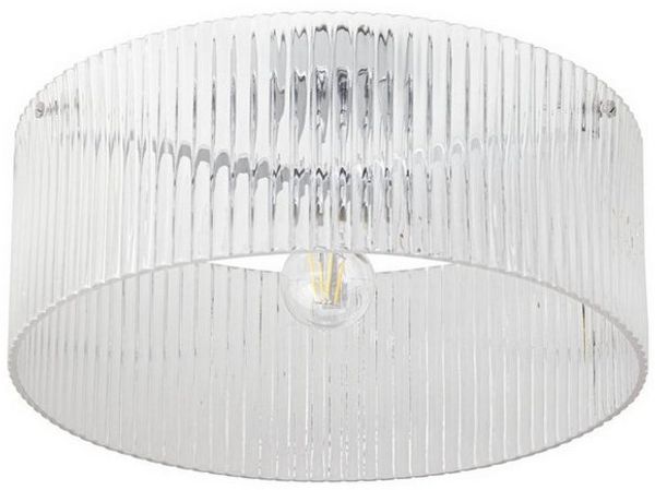 Lucande Deckenleuchten Meritt, Glas Transparent IP20, 1x15 W LED