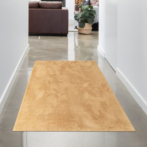 Carpetia Fellteppich Kunstfell Hasenfell-Optik, rechteckig, Höhe: 10 mm, seidig weich & flauschig mit dichter Kurzflorstruktur