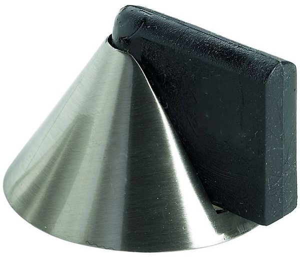 Hettich Türstopper 25,0 x 35,0 mm Edelstahl-Optik - 1 Stück