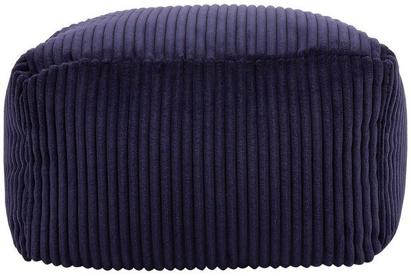 Icon Sitzpuff „Theo“, Cord, Fußhocker für das Wohnzimmer, Schlafzimmer, Hocker, Sitzsäcke, Sitzkissen