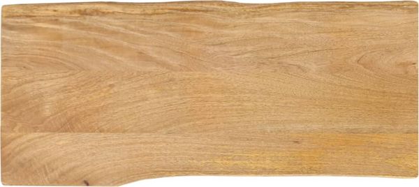 vidaXL Tischplatte mit Baumkante 80x40x2,5 cm Massivholz Mango 370706