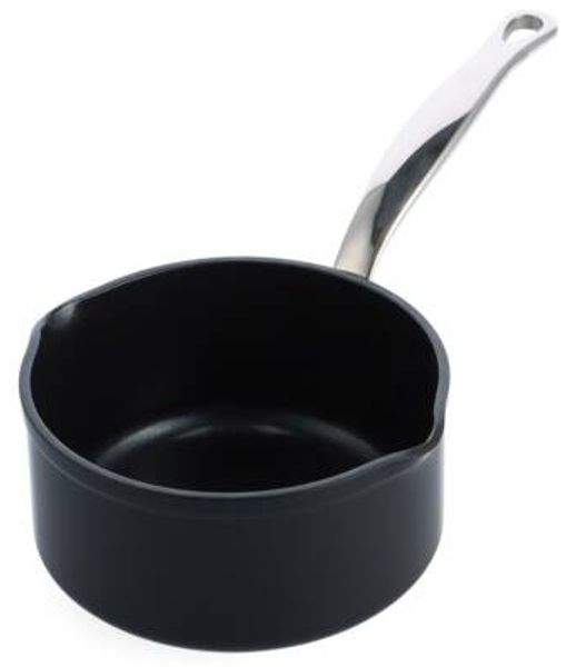 GreenPan Barcelona Pro Stielkasserolle 16cm Schwarz