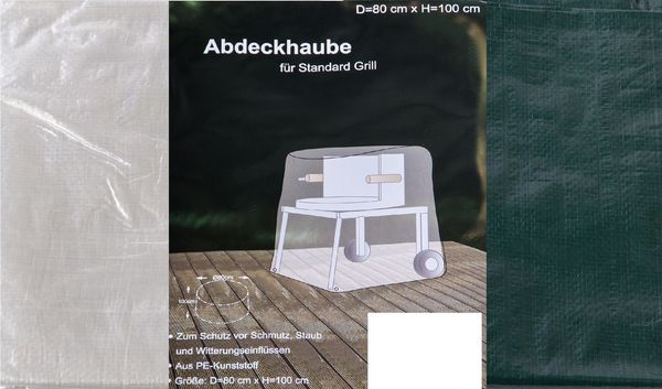 Abdeckhaube für Grill Möbelschutz Schutzhülle Abdeckplane Schutzplane 80x100cm