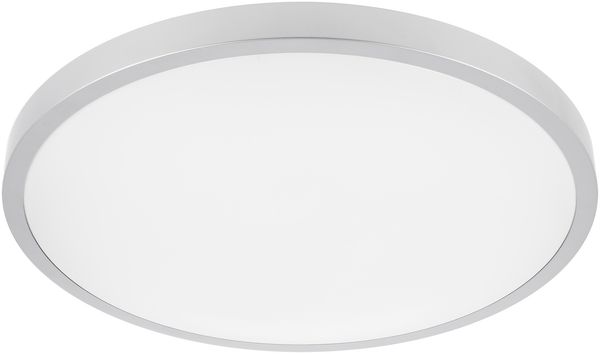 32 Watt LED Deckenleuchte IP54 für innen und Außein silber rund|400 x 60mm (B. x H.)|Neutralweiß|2560 Lumen