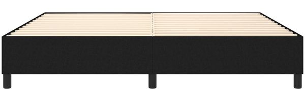 Boxspringbett Schwarz 200x200 cm Stoff [3120888] Bild 5