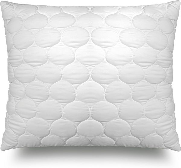 John Cotton Microfaserkissen Bio Greta 40x80, 80x80, nachhaltig, kuschelig, Füllung: 100% biologisch abbaubare Füllung aus Polyester, Bezug: Polyester, Bauchschläfer, Rückenschläfer, Seitenschläfer, Schlafkomfort. Atmungsaktiv, pflegeleicht