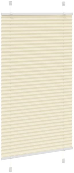 vidaXL Plissee Creme 70x100 cm Stoffbreite 69,4 cm Polyester 4015273 Bild 3