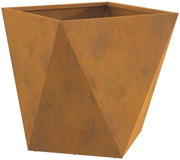 vidaXL Pflanzkübel Rostig 40 x 40 x 40 cm Wetterfeststahl 883834 Bild 1