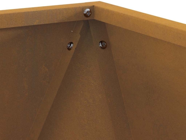 vidaXL Pflanzkübel Rostig 40 x 40 x 40 cm Wetterfeststahl 883834 Bild 7