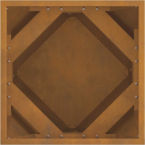 vidaXL Pflanzkübel Rostig 40 x 40 x 40 cm Wetterfeststahl 883834 Bild 6