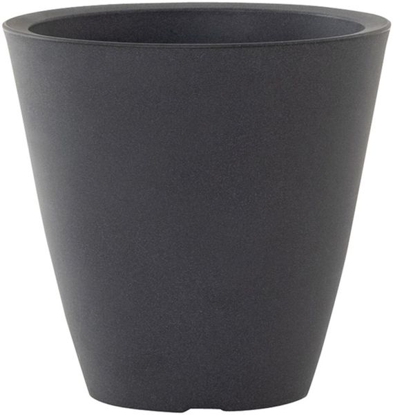 Pflanzgefäß Pflanzkübel Pflanztopf Blumentopf Kübel Topf BILBAO 35 anthrazit Ø 35 x 20 cm