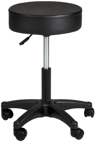 tectake Rollsitz Rollhocker, höhenverstellbar und 360° drehbar