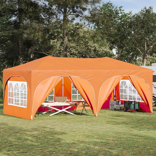 vidaXL Pop-up Partyzelt Orange 575 x 288 x 245 cm Oxford-Stoff 42019910