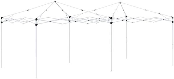 vidaXL Pop-up Partyzelt 575 x 288 x 245 cm Orange Oxford-Stoff 42019910 Bild 5