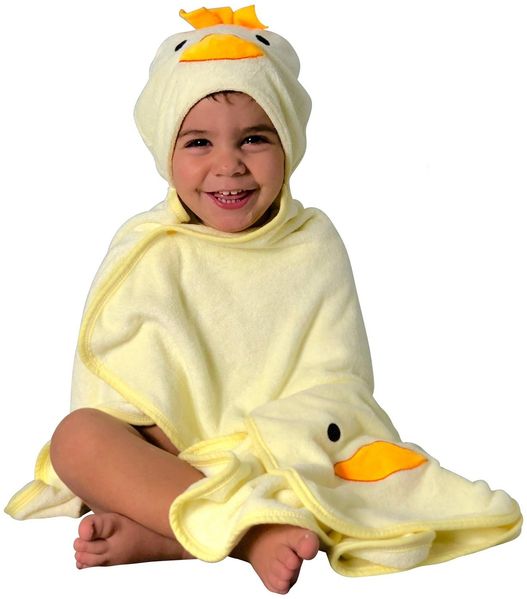 HECKBO Kapuzenhandtuch Maus inkl. Waschlappen, ab 0 Jahren, 2 Druckknöpfe, Baby Geschenk