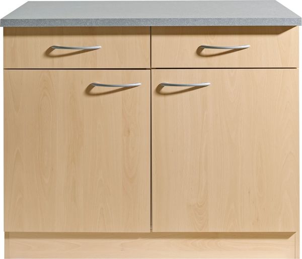 wiho Küchen Unterschrank Kiel 100 cm breit, 50 cm tief Bild 2