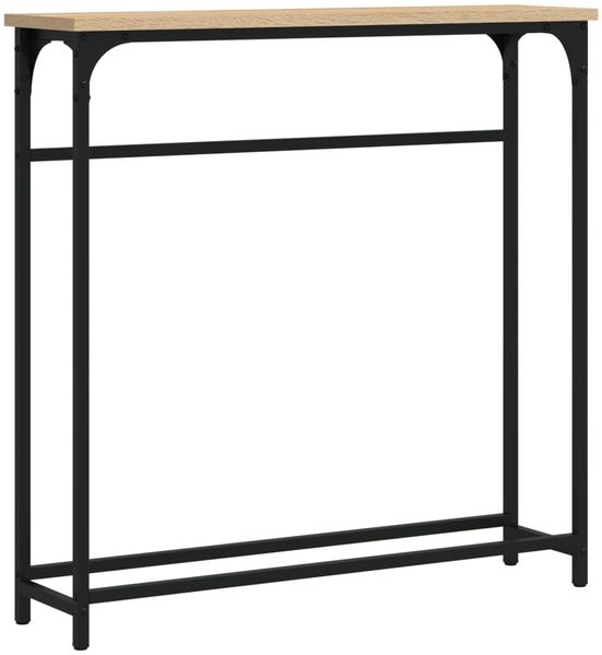 Konsolentisch, Beistelltisch, Konsole Sonoma-Eiche 75 x 19,5 x 75 cm Holzwerkstoff