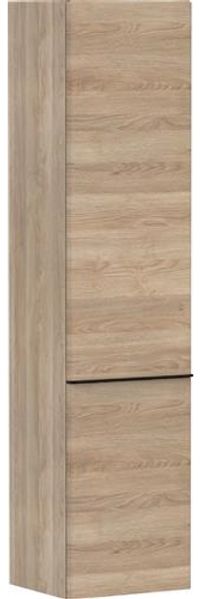Hochschrank Xelu Q 400/350 links Eiche/schwarz
