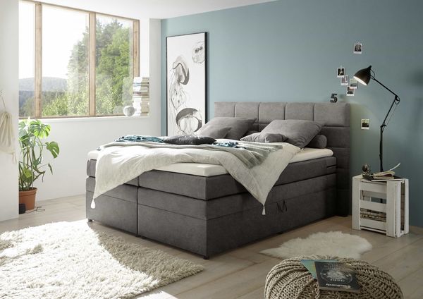 ED Exciting Design Boxspringbett Tacoma 180x200 mit Bettkästen