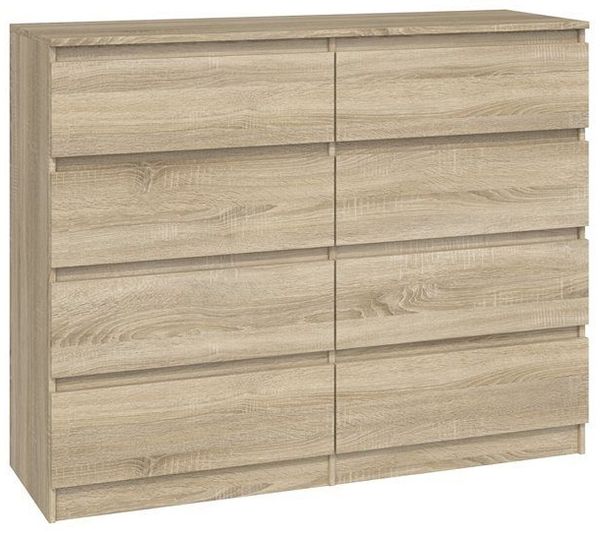 ibonto HOCHKOMMODE S SONOMA-EICHE 40x120x97cm (H 97 x T 40 x B 120 cm)