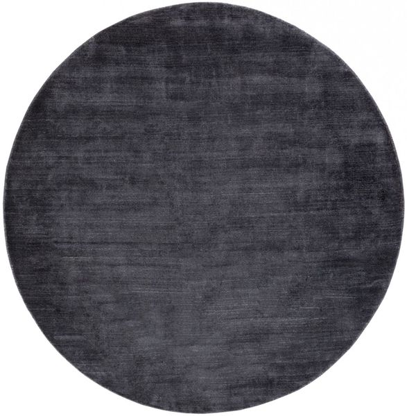 Gabbeh Teppich - Loribaft Softy - NaturEleganz 200 x 200 cm - grau - rund