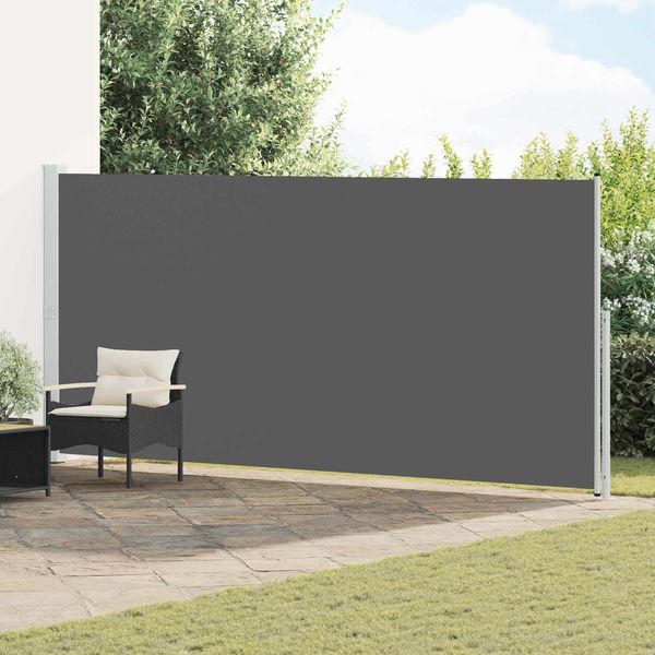 vidaXL Ausziehbares Seitenmarkise 220 x 300 cm Polyester Rechtwinklig 42035321