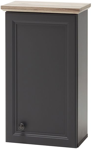 Hängeschrank >Tomlin< in grau - 41 x 70 x 24 cm (BxHxT)