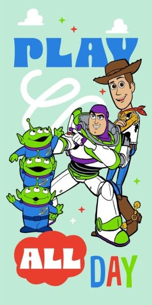 Disney Toy Story Strandtuch 70 × 140 cm leicht und schnelltrocknend