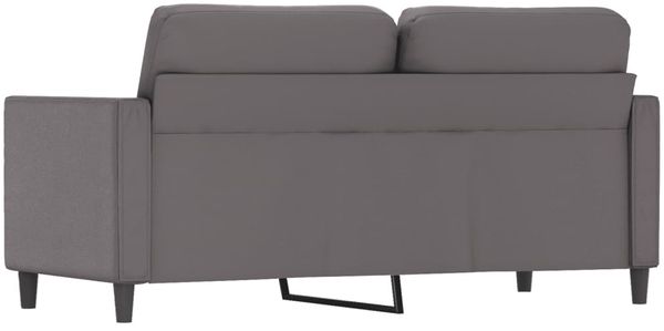 vidaXL 2-Sitzer-Sofa Grau 140 cm Kunstleder 359335 Bild 5