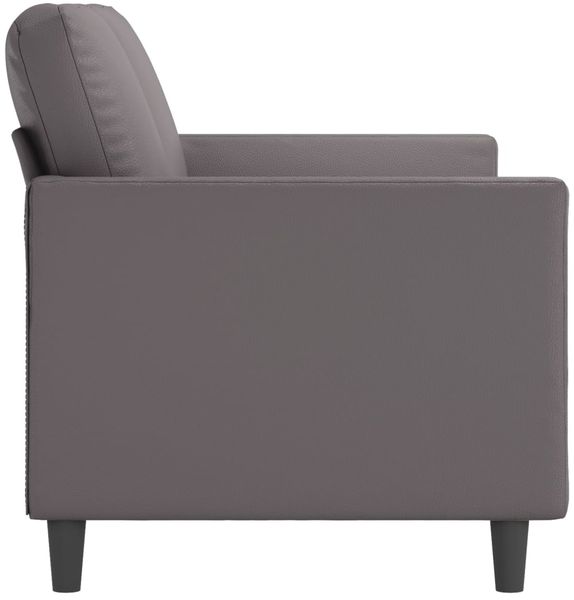 vidaXL 2-Sitzer-Sofa Grau 140 cm Kunstleder 359335 Bild 4