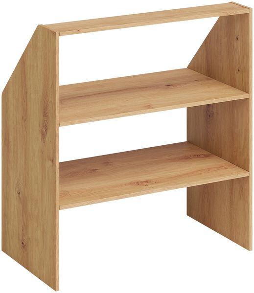Bellamio 'Aland' Dachschrägenregal, Eichenoptik, 100x50x90 cm, Regal für Dachschräge mit 3 Fächern Bild 9
