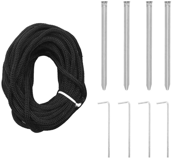 vidaXL LED Weihnachtsbaum mit Erdspießen Mehrfarbig 400 cm Eisen 42018755 Bild 7