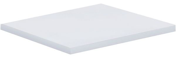 VCM Schreibtisch Tischplatte Lona 914590 Weiß H. 2 x B. 80 x T. 80 cm