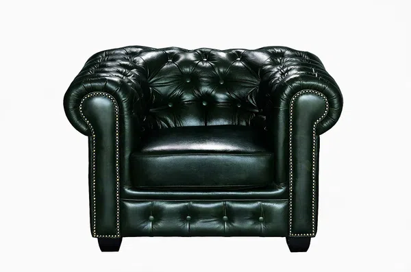 Vente-unique - BRENTON Sofa and armchair set Leder Grün - B 96 cm x H 73 cm x L 201 cm105 cm Bild 7