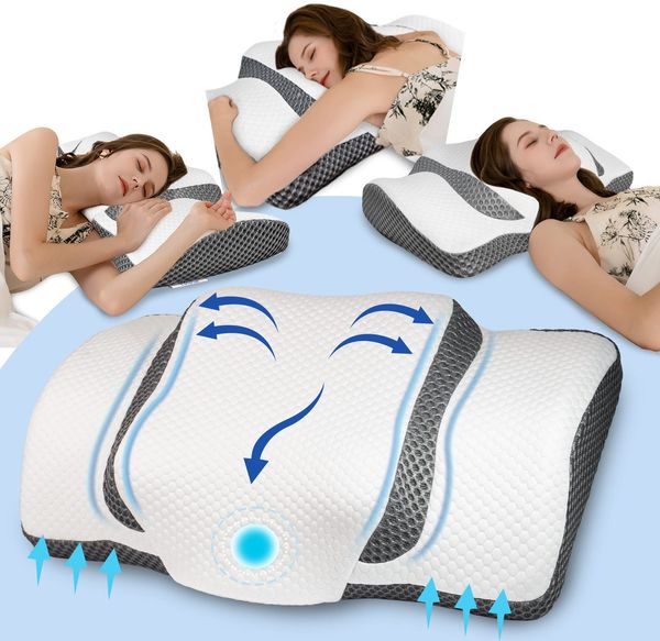 Kopfkissen Memory Foam Kissen, Kopfkissen, Nackenkissen, Seitenschl?ferkissen, Memory foam, Seitenschlafer, Rš¹ckenschlafer
