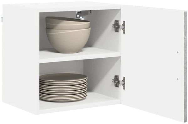 vidaXL Wandschrank PORTO Beton Grau 40 x 31 x 40 cm Holzwerkstoff 885231 Bild 3