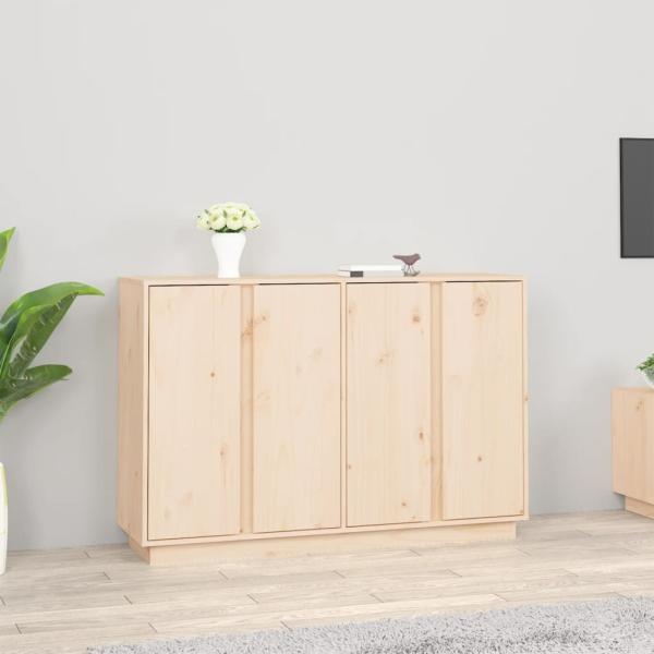 vidaXL Sideboard 120 x 35 x 80 cm Massivholz Kiefer [814494]